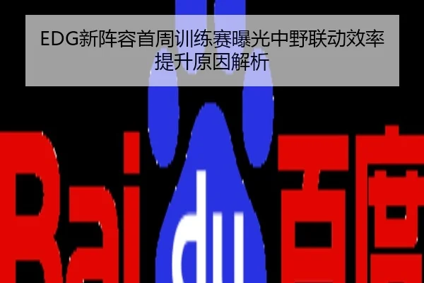 EDG新阵容首周训练赛曝光中野联动效率提升原因解析